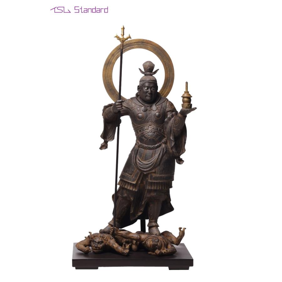 ★新品同様★イスム スタンダード 毘沙門天 仏像 ポリストーン★T1 ☆新品同様☆イスム スタンダード 毘沙門天 仏像 ポリストーン☆T1