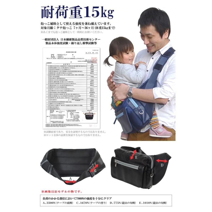 抱っこ紐になる肩掛けバッグ papakoso(パパコソ)思いやりモデル
