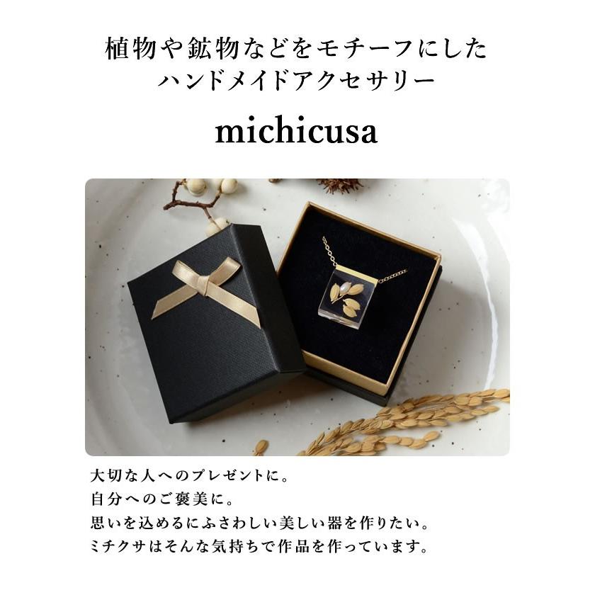 本物の野草や野菜を使ったネックレスmichicusa ミチクサアクセサリー