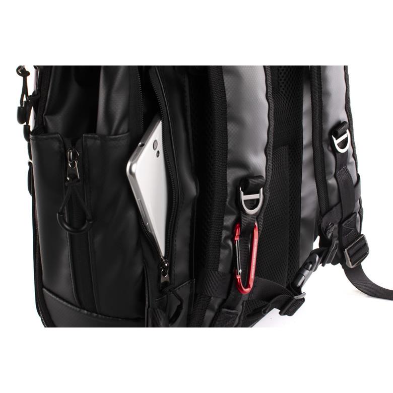 HIDEO WAKAMATSU ハイブリッドギアバックパック ロールトップ 異素材