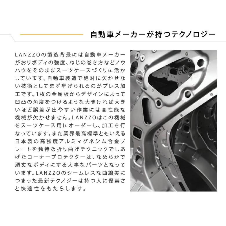 LCC機内持ち込み適合サイズ ランツォ スーツケース 21インチ 機内