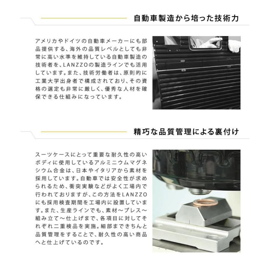 ランツォ スーツケース 29インチ LANZZO NORMAN LIGHT 87L Lサイズ