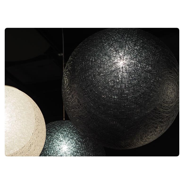 YAMAGIWA MAYUHANA® 321P2910B 2023年製 MAYUHANA マユハナ MA BLACK 321P2910B PENDANT LAMP 二重 φ430mm