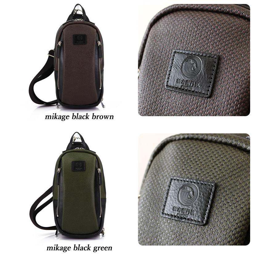 松右衛門帆ボディバッグ Leo（レオ） 防水 帆布 A5サイズ 日本製 大人