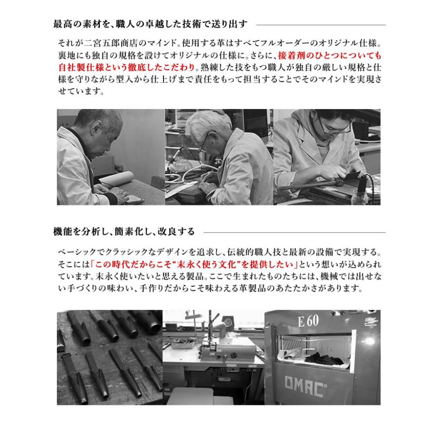 二宮五郎商店ホーウィン コードバンフルレザーウォレット 長財布 札入れ メンズ レザー サイフ カードポケット HORWEEN Mens 本革 小銭入れなし 送料無料の画像