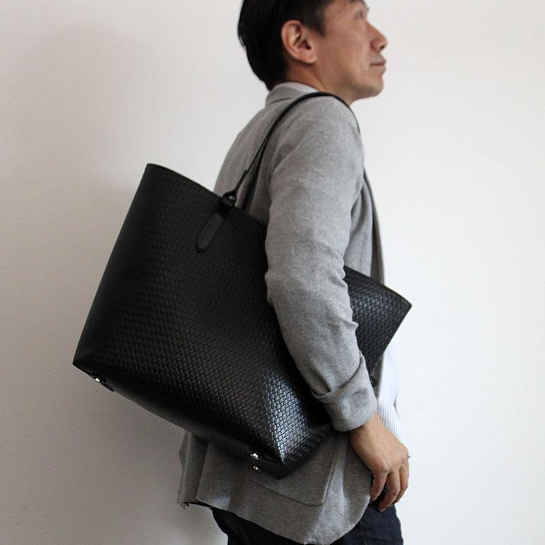 アジログレインレザー トートバッグ 二宮五郎商店メンズ レザー 