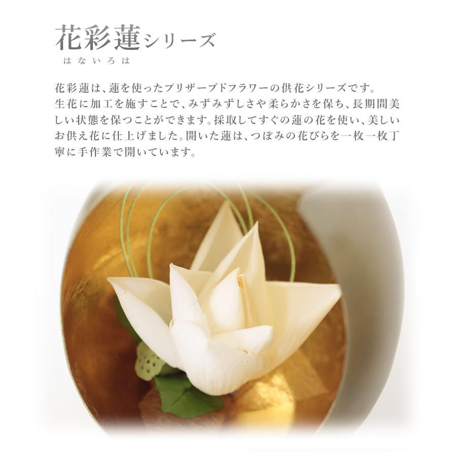 花彩蓮（はないろは）蓮の趣 Sサイズ アトリエ・モノ HANAIROHA 仏壇