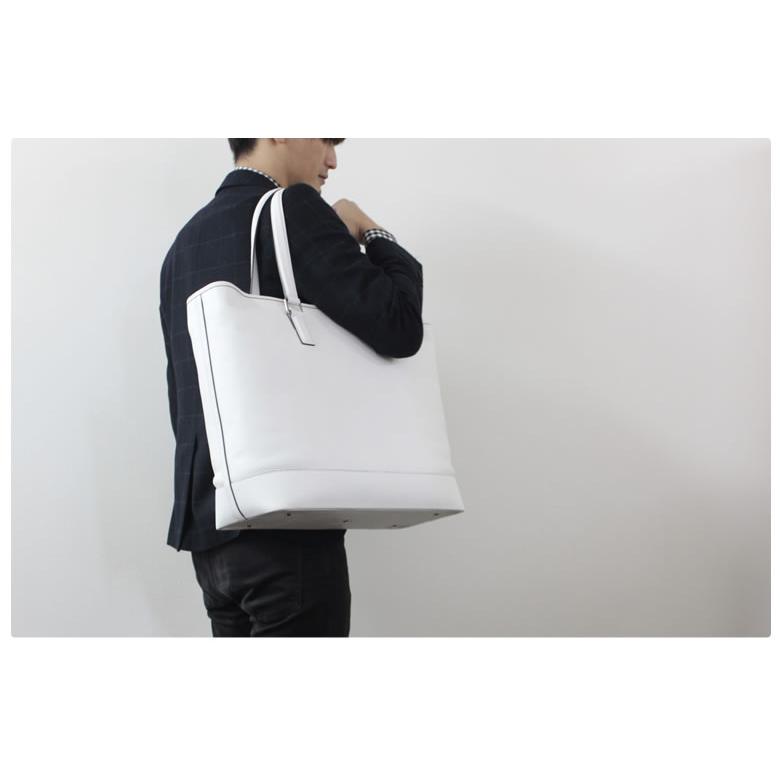 CREEZAN JETTER LARGE TOTE ラージトート トートバッグ 手提げ 旅行 ビジネス 豊岡鞄 クリーザン ジェッター 白 ホワイト 純白 男性 送料無料の画像