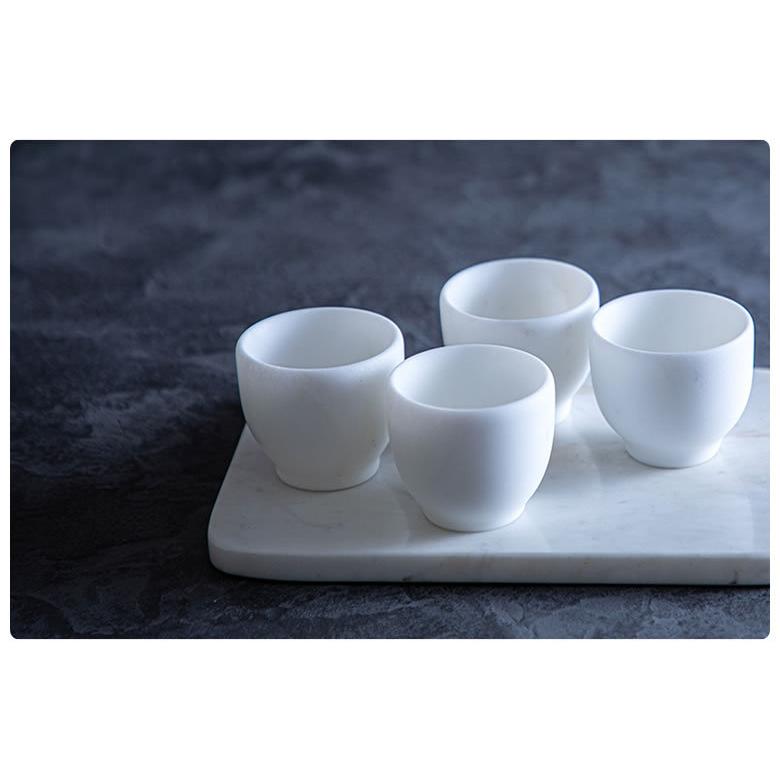 大理石のおちょこ guirmo 最高級大理石「スタトゥアーリオ」を使用した