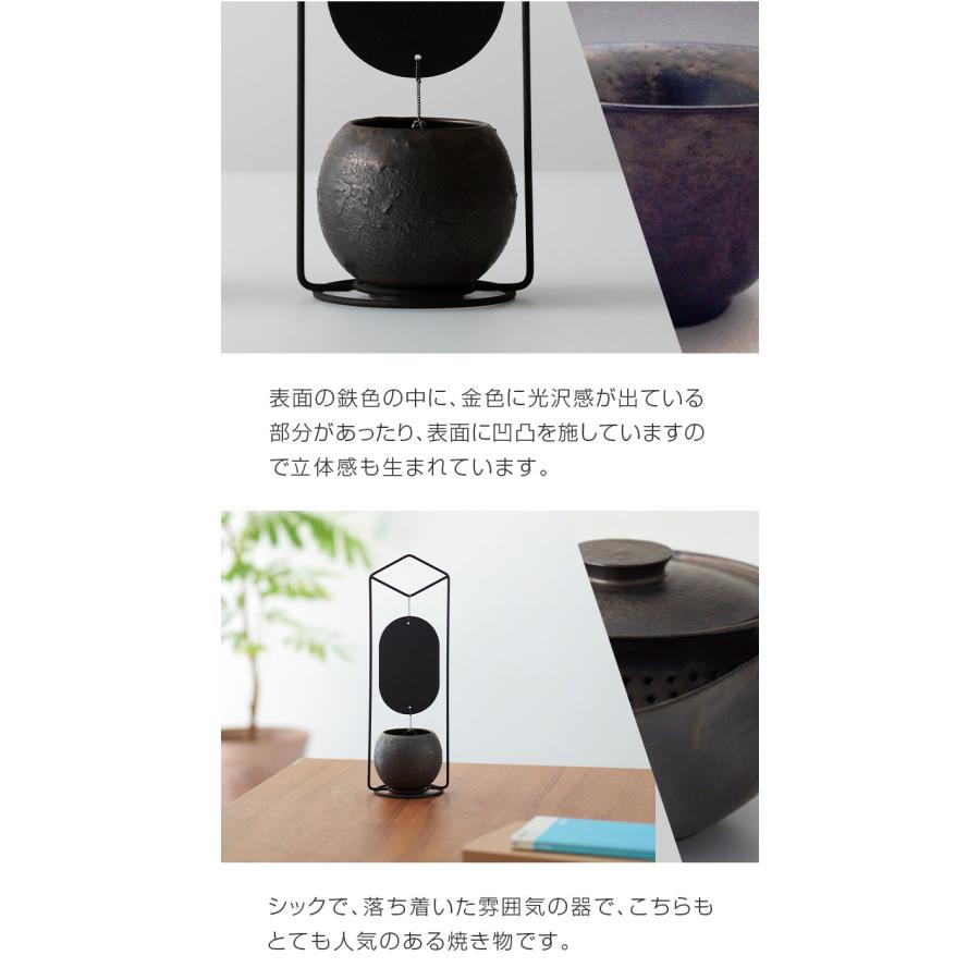 涼の音 置き型風鈴 すずのね 熊谷聡商店 スタンド 陶磁器 風鈴 涼 インテリア 室内 モダン お洒落 風 音 涼しい 納涼 夏 置ける 使える 暮らし 南部鉄器 京都_4