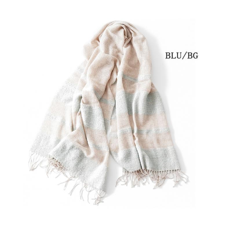 老舗イタリアブランド/在庫限りaltea・アルテアのモダン柄のストール