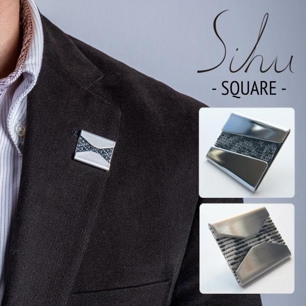 アロマブローチ 香水 バッチ ピンズ ラペルピン 胸元 SQUARE スクエア