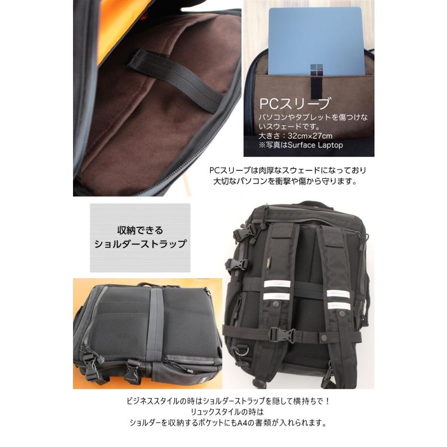 ビジネスリュック Cheka（チェカ）Furaha バッグ リュック メンズ 2way