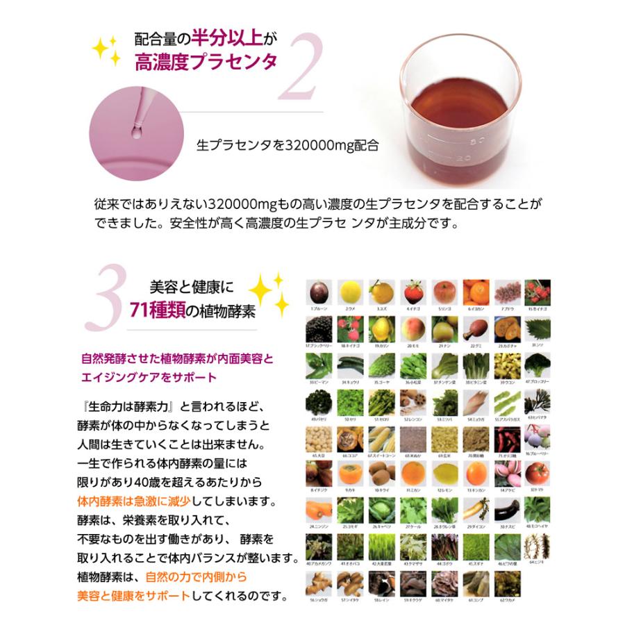 RICCA 320000 プラセンタドリンク パウチタイプ トライアル 3包セット