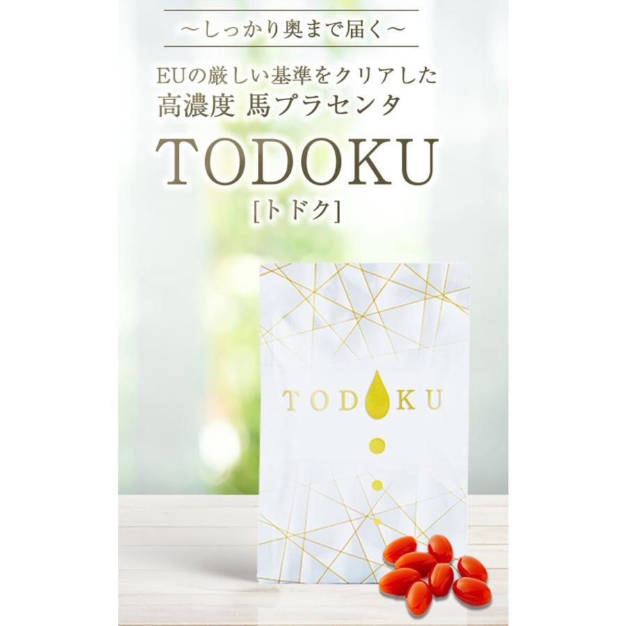 高濃度馬プラセンタ TODOKU サプリ プラセンタ しっかり届く 高濃度 馬