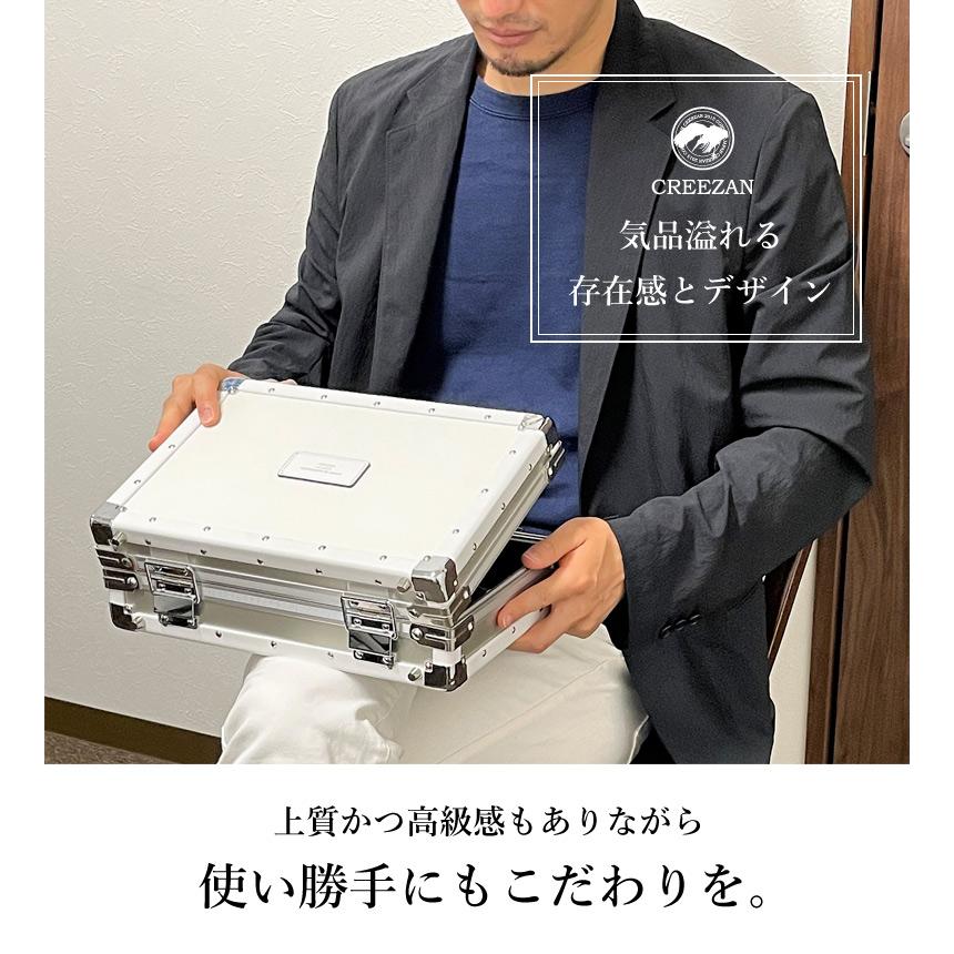 CREEZAN JETTER DURALUMIN CASE MINI CJTF-034 シュリンクレザー 牛革