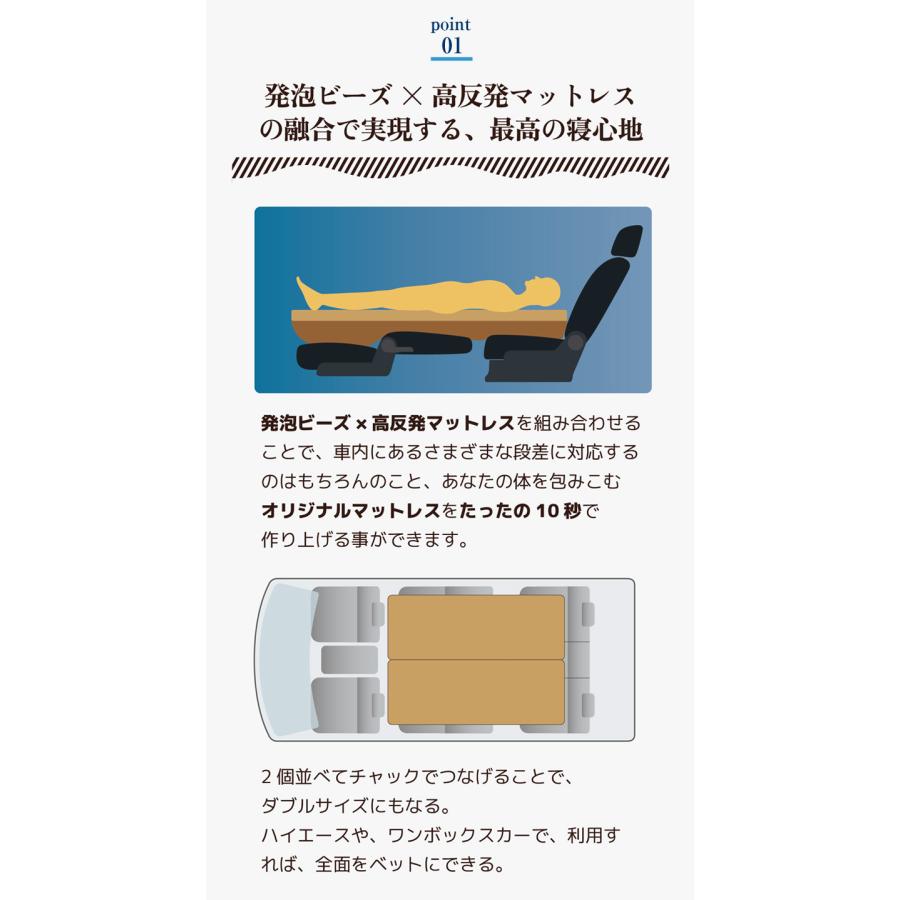 Z's ズーズ 車中泊マット シート フラット クッション 日本製 キャンプ