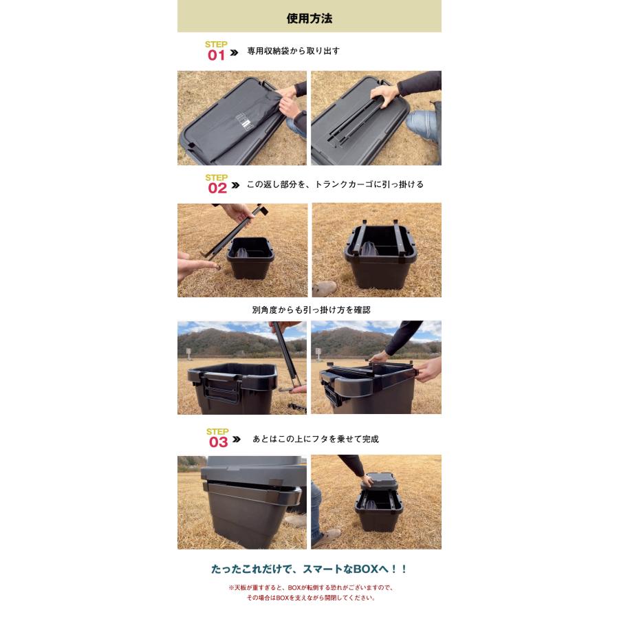 コンテナボックス用スライドレール To-Rail トランクカーゴ カーゴ