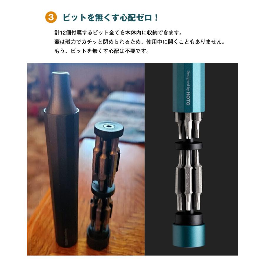 HOTO MINIPEN ミニペン ペン型精密ドライバー 24種類のビット DIY 日曜