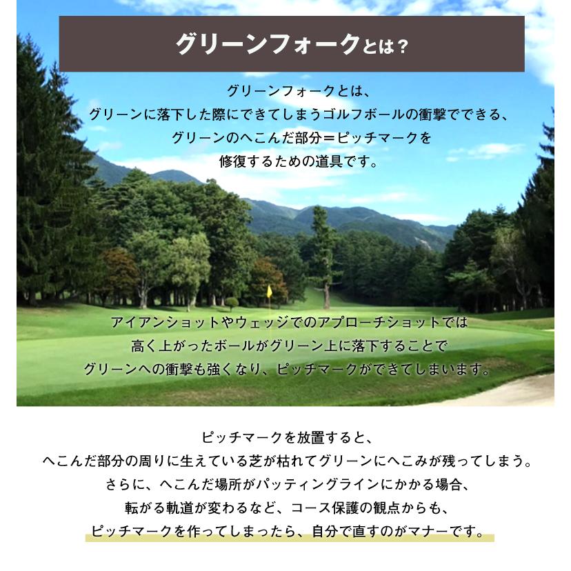 宮本商行 アルミ製グリーンフォーク 2本刃 丈夫 頑丈 ゴルフ