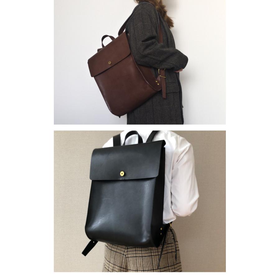 studio FAVORI A4が入るレザーリュック 姫路レザー レザーリュック バッグパック 牛革 日本製 レディース リュック ビジネス リュックサックの画像