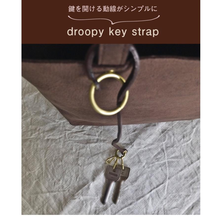 studio FAVORI droopy key strap 姫路レザー レザーストラップ キーホルダー キーリング キーケース 牛革 日本製 ...