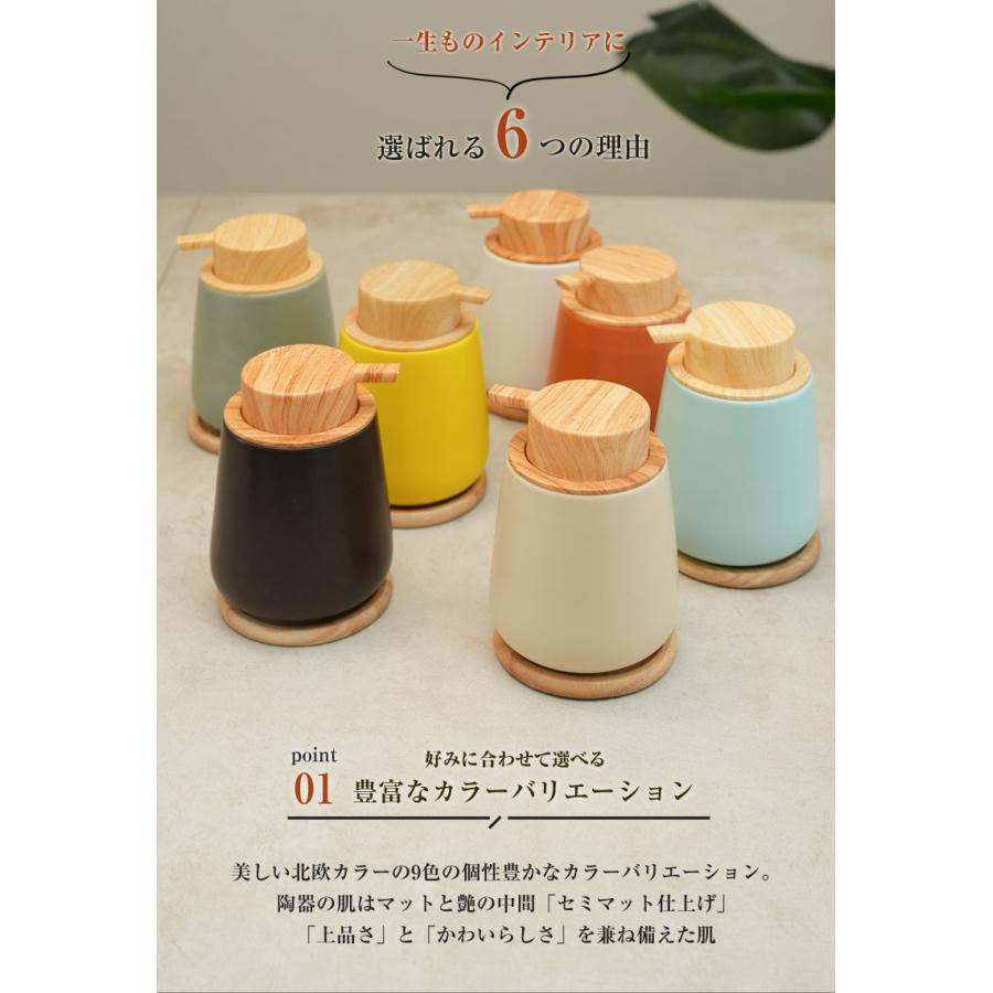 コースター付き泡mino ディスペンサー 300ml 日本製 手作り 大容量