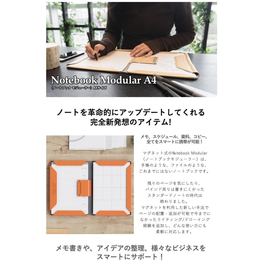 ノート 完全新発想のマグネット式 Notebook Modular ノートブック モジューラー サイズ 最大で100枚の紙をホールド 80枚8種の テンプレートシートがセット Notebookmodular2 想いを繋ぐ百貨店 Tsunagu 通販 Yahoo ショッピング