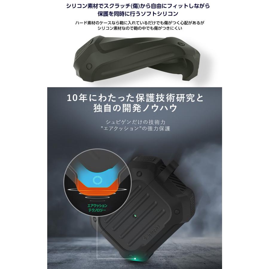 Spigen（シュピゲン） AirPods Pro 用ケース Tough Armor タフアーマー