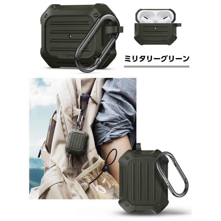 Spigen（シュピゲン） AirPods Pro 用ケース Tough Armor タフアーマー