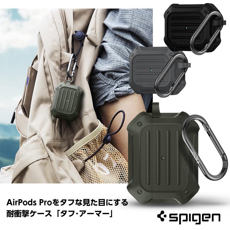 Spigen（シュピゲン） AirPods Pro 用ケース Tough Armor タフアーマー