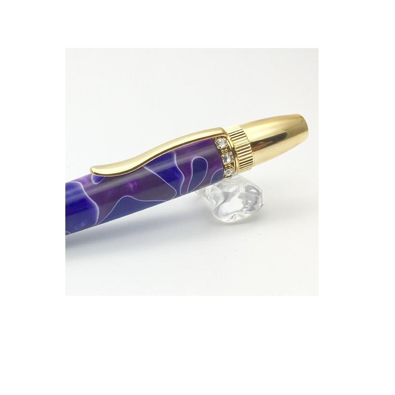 スワロフスキーがアクセントの美しいボールペン Acrylic Pen アクリル スワロフスキー 素材を活かしたハンドメイドボールペン 5pen送料無料 Sima1372 想いを繋ぐ百貨店 Tsunagu 通販 Yahoo ショッピング