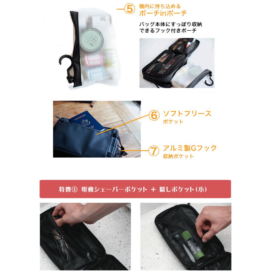 生涯保証付きトラベルポーチ GRAVEL トラベルポーチ PLUS グラベル
