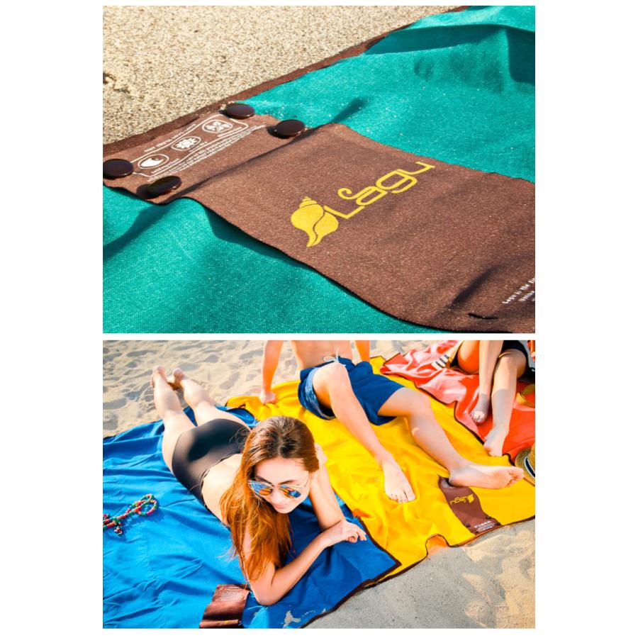 Lagu Blanket S 砂がつかないビーチブランケット Beach Friendly