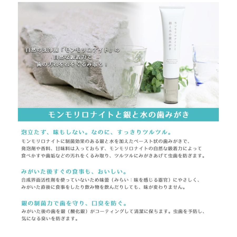 モンモリロナイトと銀と水の歯みがき 70g モンモリスト歯みがき 歯磨き粉 虫歯予防 粘土科学研究所 自然の洗浄剤 Sima1877 想いを繋ぐ百貨店 Tsunagu 通販 Yahoo ショッピング