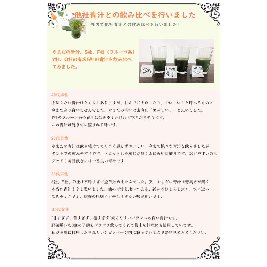 子供も安心して美味しく飲める！やまだの青汁 NATURAL AOJIRU 30包/1箱