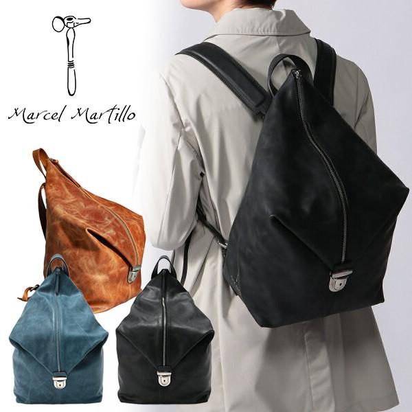 Marcel Martillo マルセル マルティーロ バックパック イタリアンレザー Made in Italy リュック 大容量 メンズ レディース ユニセックス 送料無料