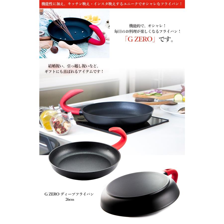 G ZERO フライパン 26cm イタリア発の特許フライパン HOPLON ホプロン