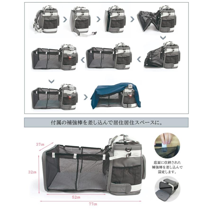 ペット用防災バッグ リオニマル リュック型 ペットキャリー ペット用防災バッグ リオニマル リュック型 ペットキャリー