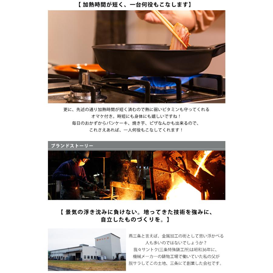 新品未開封！ユニロイ　フライパン UNILLOY フライパン 26cm IH対応 オール熱源 鋳物 ユニロイ 軽い