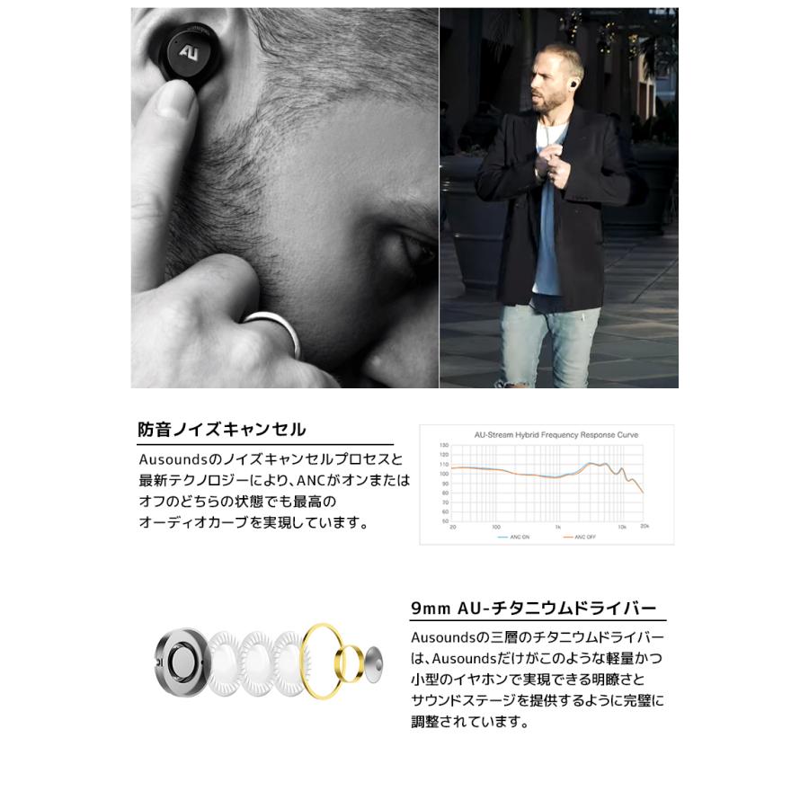 完全ワイヤレス ハイブリッドノイズキャンセリングイヤホン AU-Stream