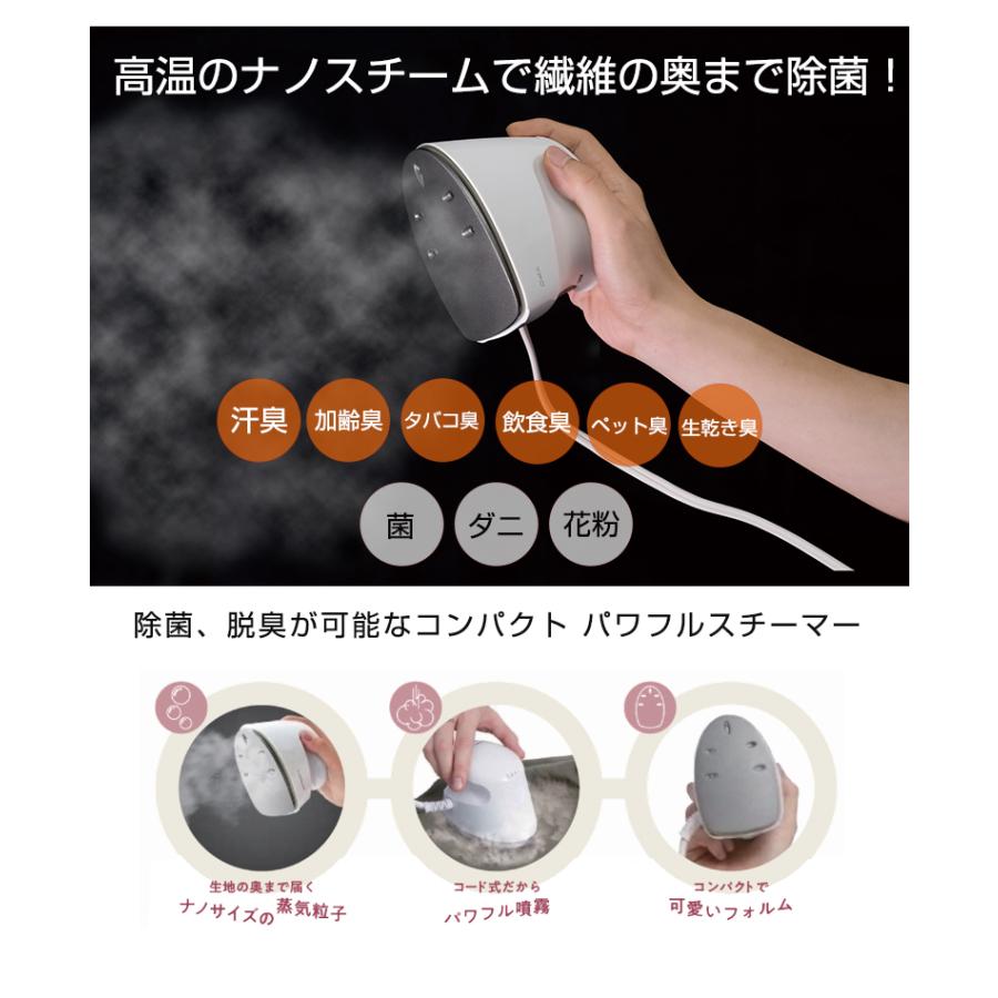 ナノスチームアイロン 除菌＆脱臭 驚くほどしわが伸びる 消臭 花粉