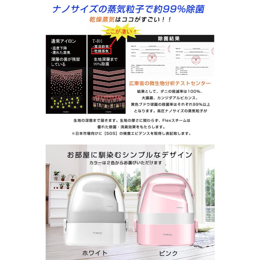 ナノスチームアイロン 除菌＆脱臭 驚くほどしわが伸びる 消臭 花粉