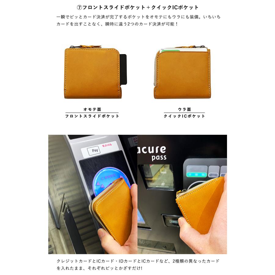 美品 STUDIUM LISCIO マイクロウォレット コンパクト2つ折り財布 異次元の使いやすさ STUDIUM LISCIO マイクロウォレット 鍵2本入る