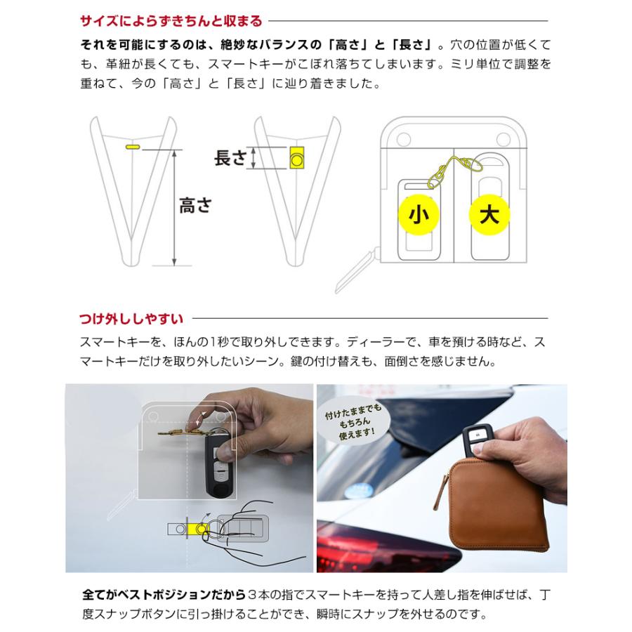 在庫限り コインポケット付き SMART MOVE！Shrink ソフトシュリンク牛革 洛景工房 財布 スマートキー 2個収納 収納 小銭入れ  smartmove スマートムーブ