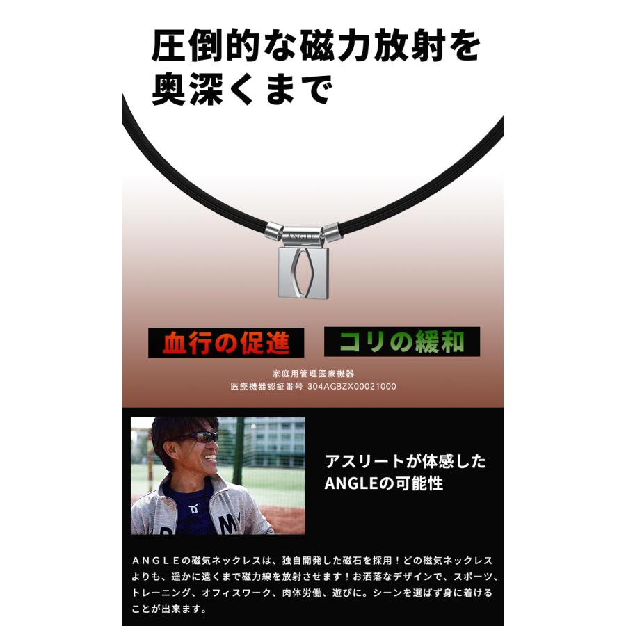 阪神タイガース 中野拓夢選手着用 ANGLE e.MODEL 01 NECKLACE 磁気
