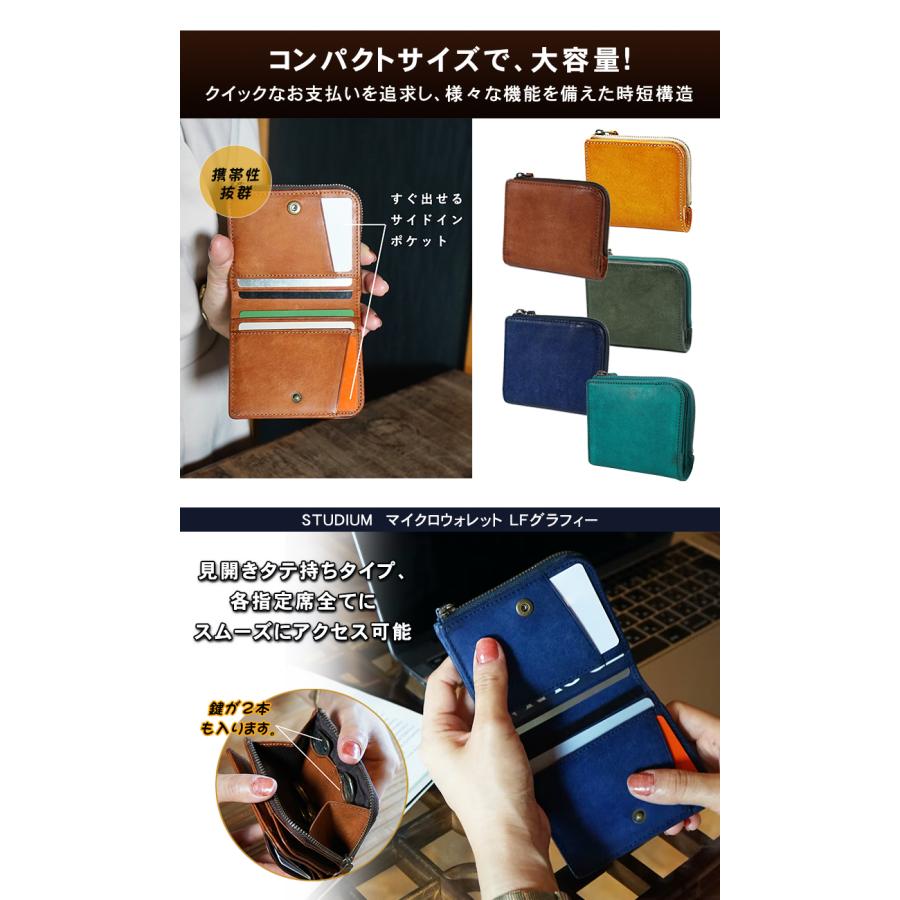 異次元の使いやすさ STUDIUM マイクロウォレット LFグラフィー