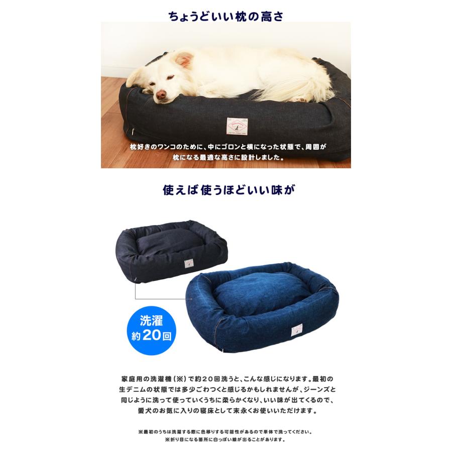 NEW 犬用ベッド デニムM DeLoreans デロリアンズ 穴澤賢 ベッド M