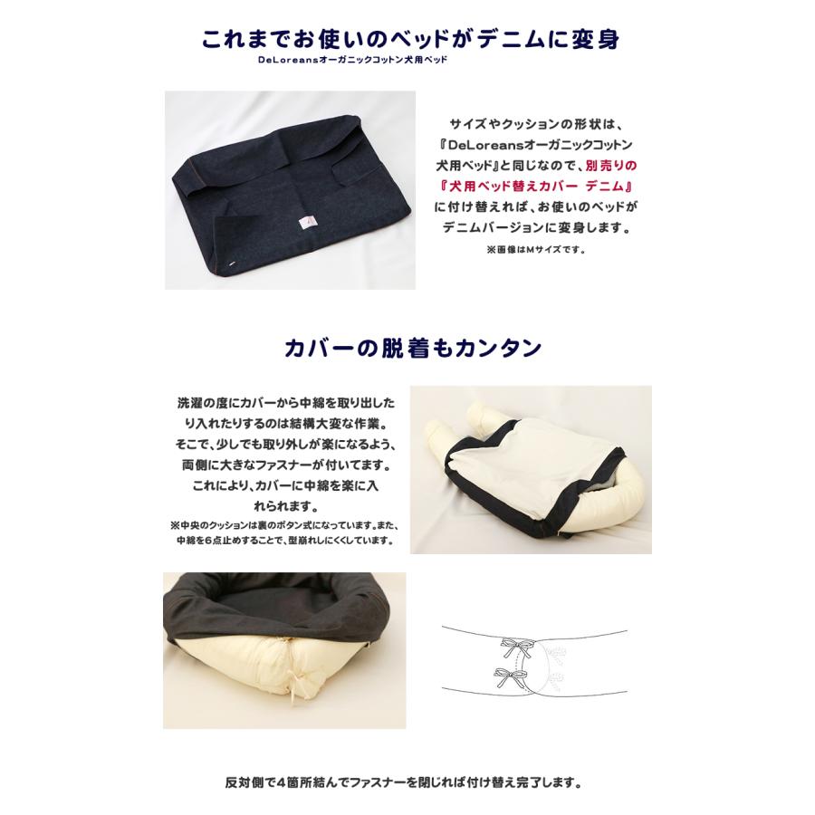NEW 犬用ベッド デニムM DeLoreans デロリアンズ 穴澤賢 ベッド M