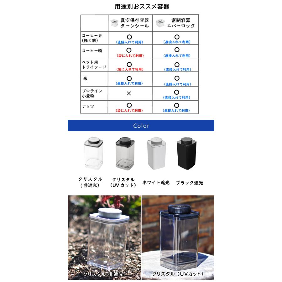 1個サービス ANKOMN 真空保存容器 ターンシール 1.2L 6個+1個サービス